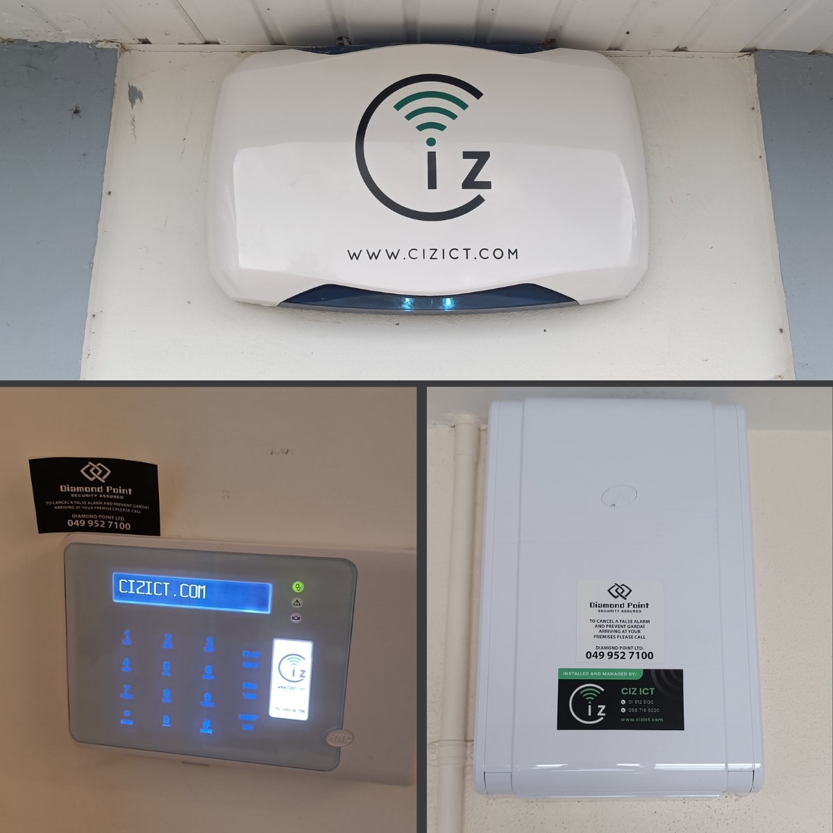 Intruder Alarms installed by Ciz ICT
